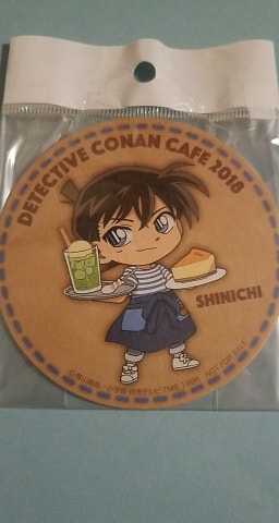 Detective Conan Cafe 2018 Shinichi Coaster
